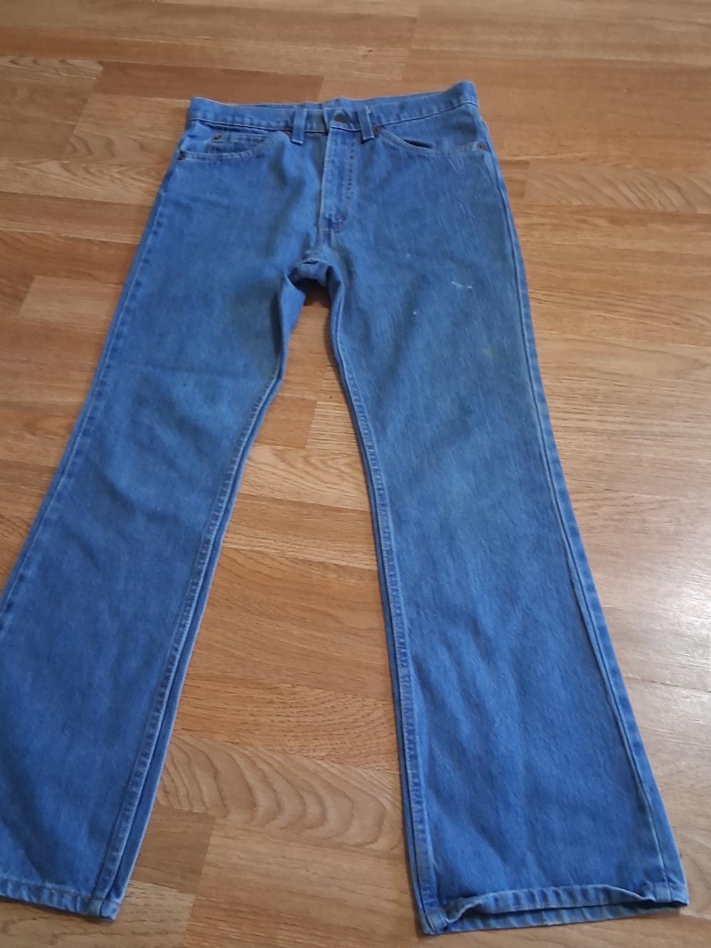 Vintage Levis Orange Tab Womens Blue Denim Jeans - Classic Straight Leg